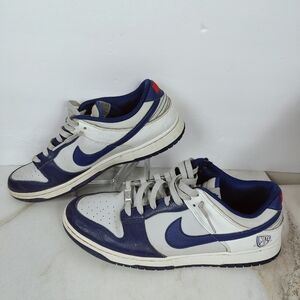 Nike Men's Dunk Low EMB NBA 75th Anniversary Brooklyn Nets Sneakers, 14